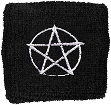 Pentagram Men's Athletic Wristband Black