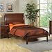 Scottsdale Platform Bed in Rich Deep Walnut Size: Full