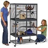 MidWest Critter Nation Animal Habitat with Stand, Double Unit, 36 Inches by 24 Inches by 63 Inches