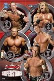 WWE Poster-WWE Superstars-John Cena,Edge,Triple H,Randy Orton,Shawn Michaels