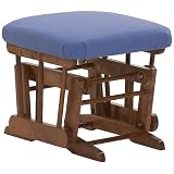 Dutailier Ottoman - Light Blue Denim