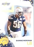 Shawne Merriman - San Diego Chargers - 2010 Score Football Card - NFL Trading Card in Screwdown Case