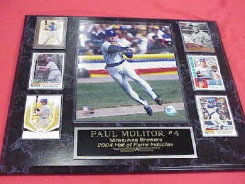 Paul Molitor 6 Card Collector Plaque