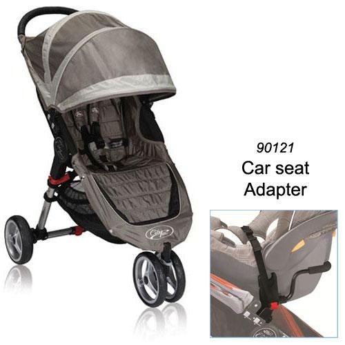 Baby Jogger 2012 City Mini Stroller in Sand/Stone with Car Seat Adapter