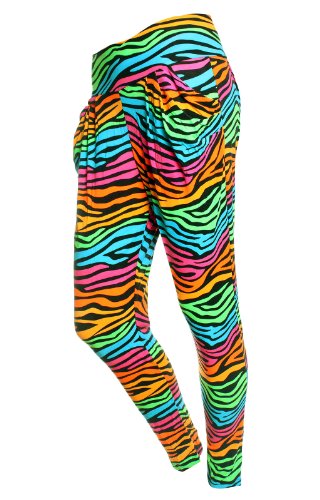 Simplicity multi-color cotton stretch footless leggings