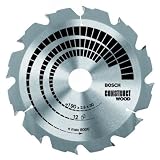 Eigenschaften Bosch 2608640630 / Bosch Kreissägeblatt 160 mm, 12 Zähne, Construct Wood