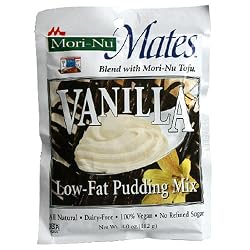 Morinu Mates Pudding Mix Low-Fat, Vanilla, 4-Ounce Packages (Pack of 12)