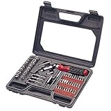 Allied 66525 Ratcheting Screwdriver Set with Window Storage Case, 61-Piece