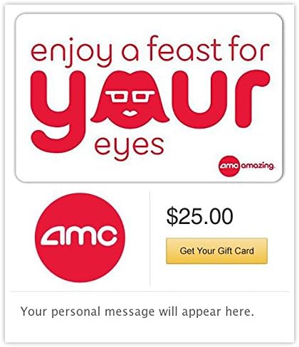 AMC Theatres Enjoy a Feast for Your Eyes Gift Cards - E-mail Delivery