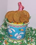 Gourmet Food : Scott's Cakes Cookie Combos Special - Brownie Chunk and Peanut Butter 2 lb. Blue Bunny Pail