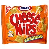 Cheese Nips Cheddar, 1.25-Ounce Singe Serve Bags (Pack of 48)
