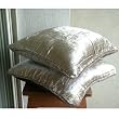 Pearl Shimmer - Throw Pillow Covers - Velvet Pillow Cover with Handmade Beaded Border