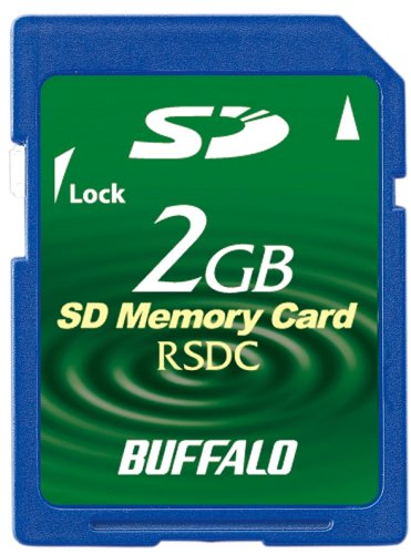 BUFFALO RSDC-S2G SD�������[�J�[�h �X�^���_�[�h���f�� 2GB