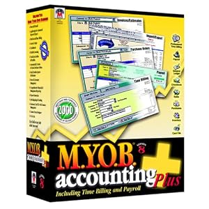 M.Y.O.B. accounting Plus version 8 by M.Y.O.B