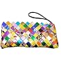 Fair Trade - Recycled Candy Wrapper - Clutch Purse with Wrist Strap