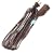 Coleman Cable 09405 SPT-2 Triple Tap Extension Cord, 2-Conductor 20-Feet