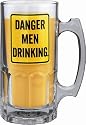 Danger Men Drinking Jumbo Beer Stein