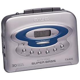 Aiwa HSTX416 Digital Synthesized Tuner Worldwide AM/FM, 3LCD Battery Checker