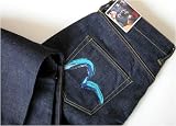 Evisu - NWT $395 Evisu Genes No. 1 Special Blue Logo Jeans 44
