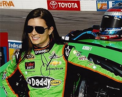 AUTOGRAPHED 2014 Danica Patrick #10 GoDaddy Racing (Martinsville Pre-Race) Signed 8X10 NASCAR Glossy Photo w/ COA