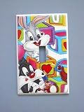 YOU CHOOSE: BABY Looney Tunes Toons Bugs Bunny Marvin the Martian Sylvester the Cat Roadrunner Wile E Coyote Single Switch Plate Switchplate