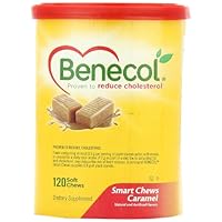 Benecol Smart Chews, Caramel, 120-Count Soft Chews