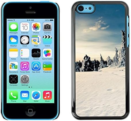 Licase Hard Protective Case Skin Cover - Nature Beautiful Forrest Green 175 - Apple Iphone 5C