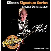 Gibson Gear SEG-LPS Nickel Plated Electric Guitar Strings, Extra Light