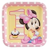 UPC 726528282123 product image for Hallmark Minnie's 1st Birthday Dinner Plates - 8 ct | upcitemdb.com
