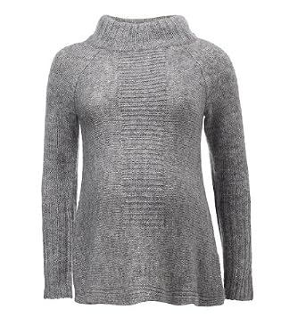 Blooming Marvellous Grey Maternity Funnel Neck Jumper