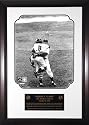 Yogi Berra and Don Larson - 1956 World Series No-Hitter - Framed 16x20 Black and White Photograph
