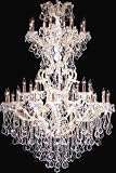 LAMPS BEAUTIFUL Maria Theresa Grand Thirty-Seven Light Crystal Chandelier by James R. Moder--Excellent customer service--see our feedback.