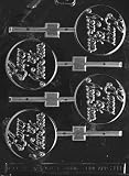 HAPPY NEW YEAR LOLLY Christmas Candy Mold Chocolate