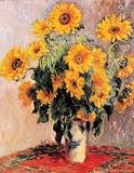 Sunflowers, 1881 by Claude Monet - 36 x 24 inches - Fine Art Print / Poster