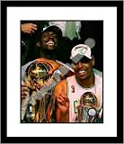 Paul Pierce and Kevin Garnett - 2008 NBA Finals Trophy and MVP Award - Boston Celtics Framed 8x10 Photograph