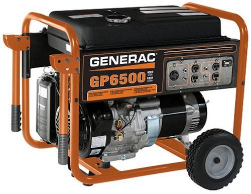 Generac 5623 GP6500 8000 Watt 389cc OHV Portable Gas Powered Generator