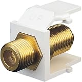 Gold-plated F Coaxial Jack