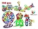 Toys Bhoomi 198 Piece Magical Magnetic Building Blocks Brain Booster Educational Toys for Kids - Huge Learning Set RS.8999.00