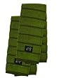 Black Overweave Kitchen Towel (Bamboo Green. 2-Pack)