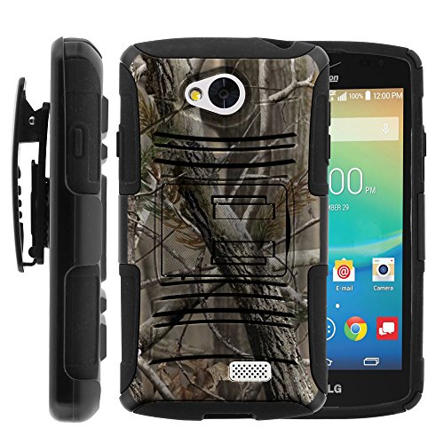 LG Transpyre Case, LG Transpyre Holster, Two Layer Hybrid Armor Hard Cover with Built in Kickstand for LG Transpyre VS810PP, LG Tribute LS660, LG Optimus F60 (Verizon, Virgin Mobile, MetroPCS) from MINITURTLE | Includes Screen Protector - Nature's Camouflage LG Transpyre Case, LG Transpyre Holster, Two Layer Hybrid Armor Hard Cover with Built in Kickstand for LG Transpyre VS810PP, LG Tribute LS660, LG Optimus F60 (Verizon, Virgin Mobile, MetroPCS) from MINITURTLE | Includes Screen Protector - Nature's Camouflage