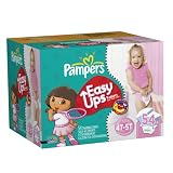 Pampers Easy Ups Girls Size 4T-5T Diapers Big Pack 54 Count