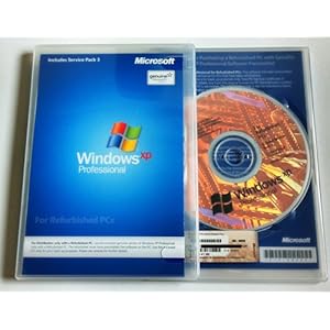 WINDOWS XP Pro - 1PK - SP3 (PC CD) (This OEM software is intended for system builders only)