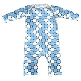 Baby Boys' Tag Blue Design Snap Suit One Piece 0-3M 3-6M 6-12M 12-18M 18-24M