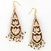 Natural Touch with This Handcrafted Pair of Lacquer Earrings