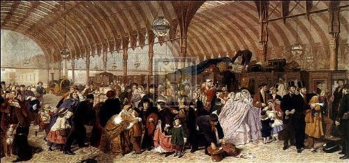 William Powell Frith - THE RAILWAY STATION