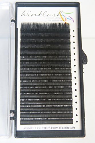 Premium Eyelash Extension Winklash Silk C Curl .15 X 11mm 16 rows in 1 Tray