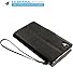 Sony Xperia Z1S Wallet, TechSpec(TM) Black Leather Wallet Pouch Case Cover with Slots for Sony Xperia Z1S