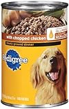 PEDIGREE Meaty Ground Dinner With Chopped Chicken Canned Dog Food 22 Ounces (Pack of 12)