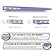 MacBook Air 13 inch Case, RiverPanda Lightweight Ultra Thin Rubber Coated Hard Plastic Case Cover with Matching Color Keyboard Skin for MacBook Air 13-Inch (A1369/A1466) - Purple