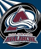 Colorado Avalanche 50x60 Puck Super Plush Throw